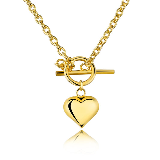 Front Lock Heart Pendant