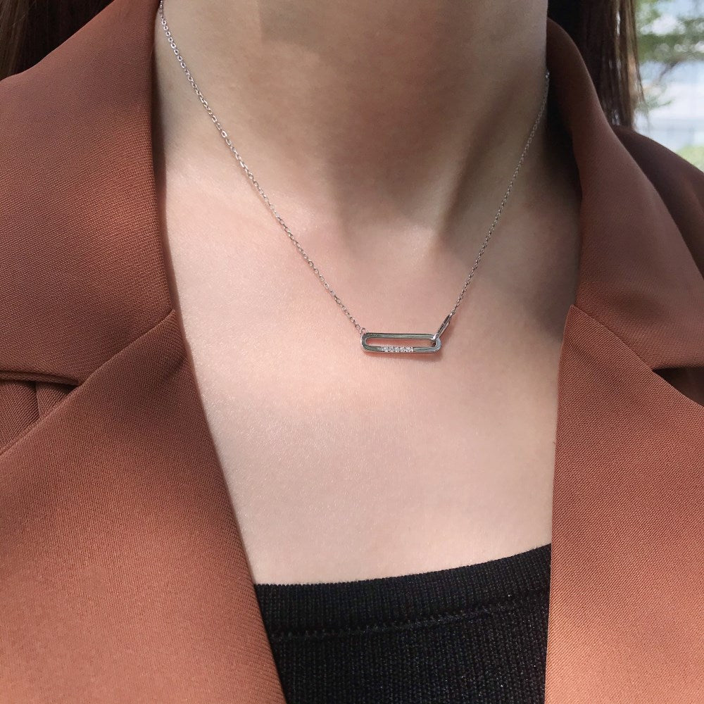 Paper Clip Pendant