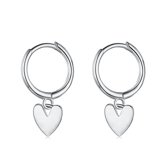 Hanging Heart Earrings