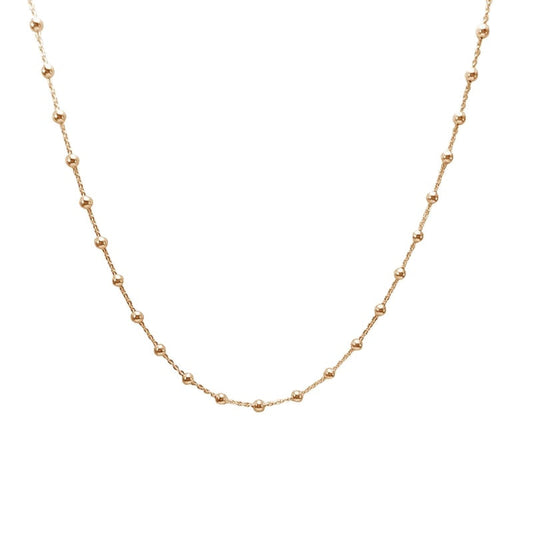 Yellow Gold Beaded Chain