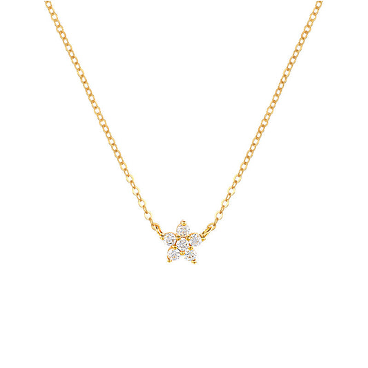 Yellow Gold Star Chain