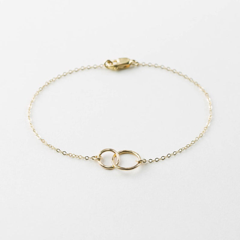 Yellow Gold Infinity Bracelet