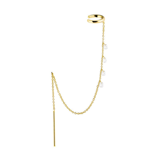 Yellow Gold Solo Earring