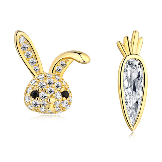 Bunny Carrot Studs