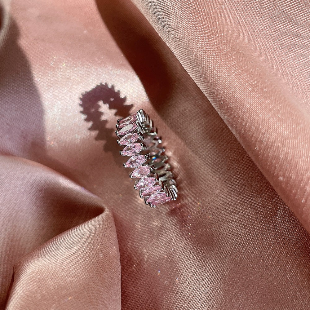 Rose Marquise Eternity Band