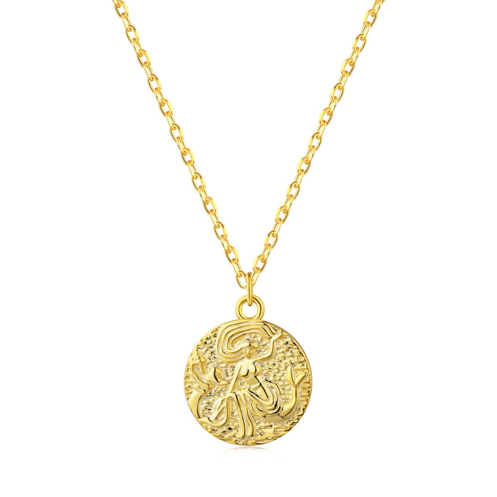 Coin Pendant in Yellow Gold