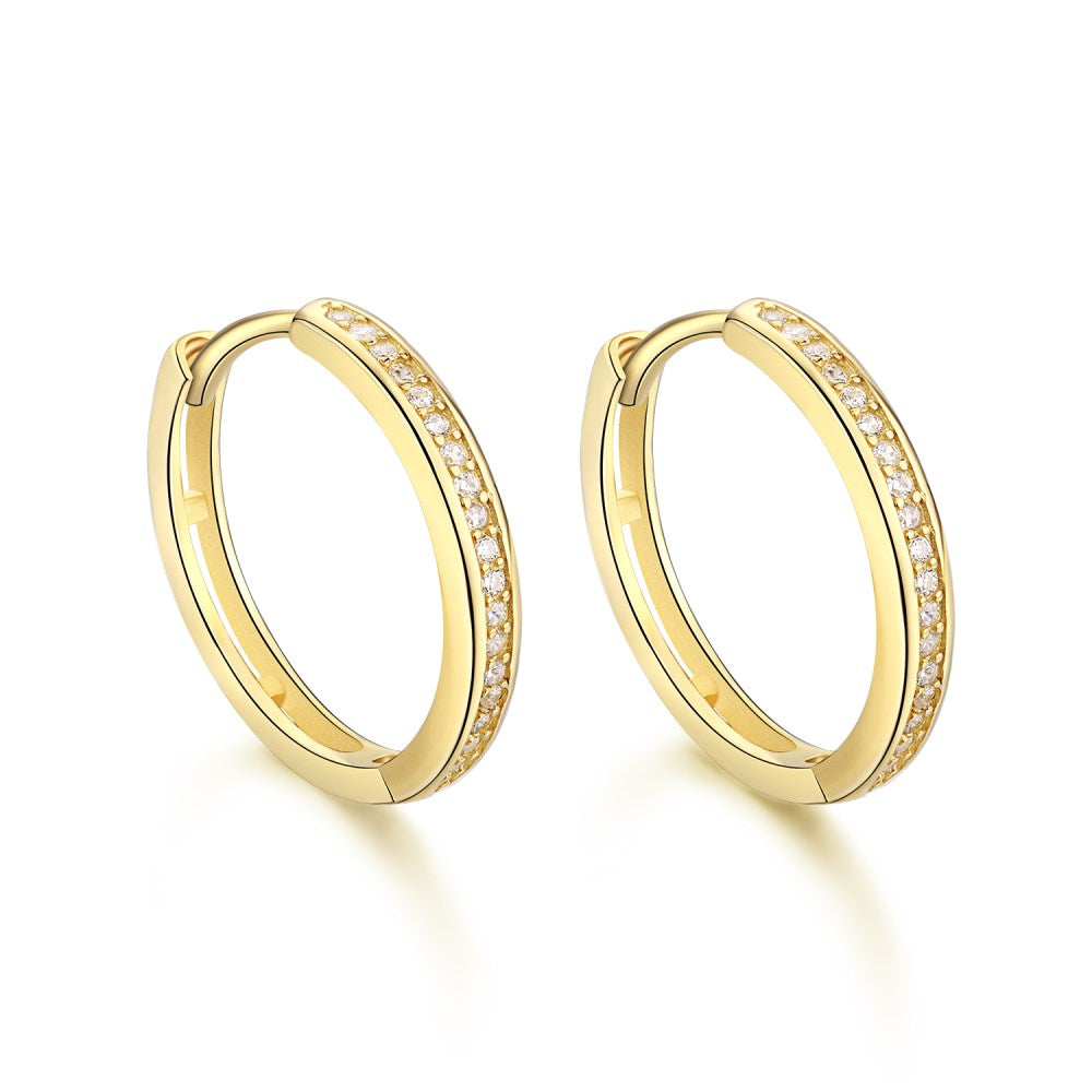 Mini Hoops Yellow Gold