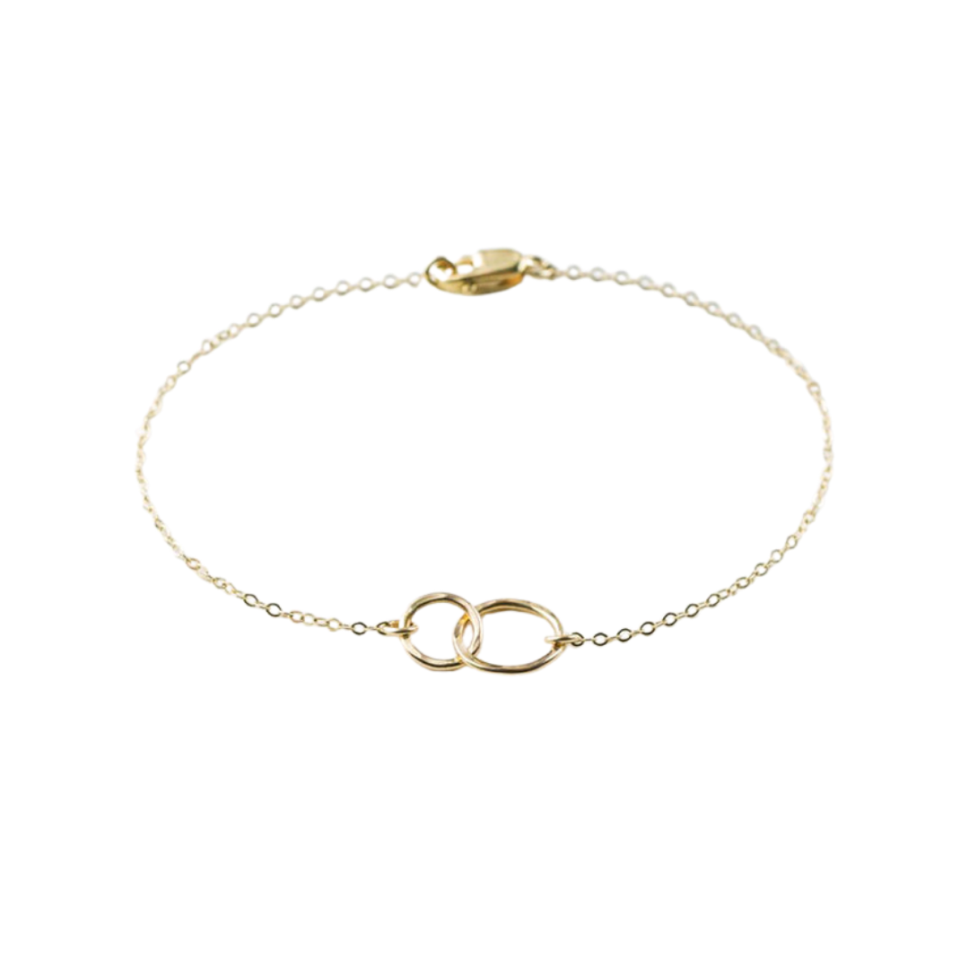 Yellow Gold Infinity Bracelet